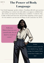 Load image into Gallery viewer, 21 Day Confidence Challenge Workbook